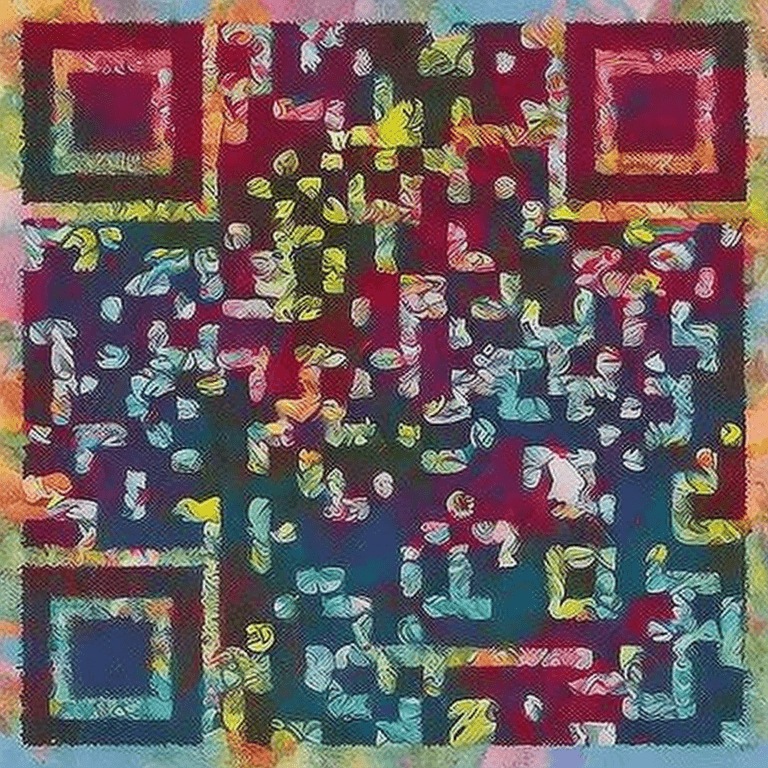 Watercolor AI QR code