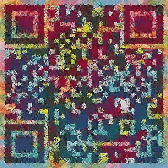 AI QR Code example for instagram